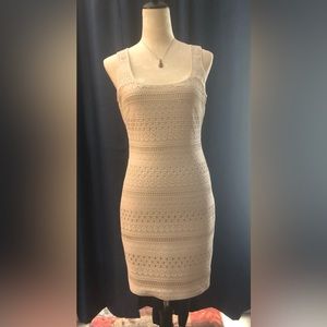 Guess Ivory Crochet Dress